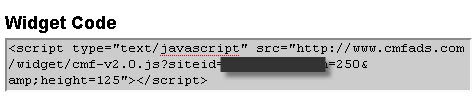 Widget Code Widget Code