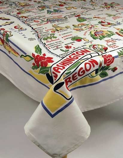 Vintage Style Tablecloth 72