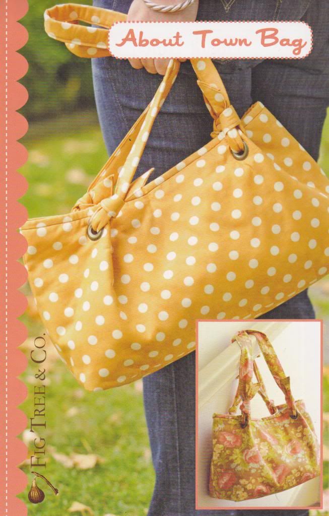 Fig Tree & Co. Handbag Pattern About Town Bag / Purse | eBay