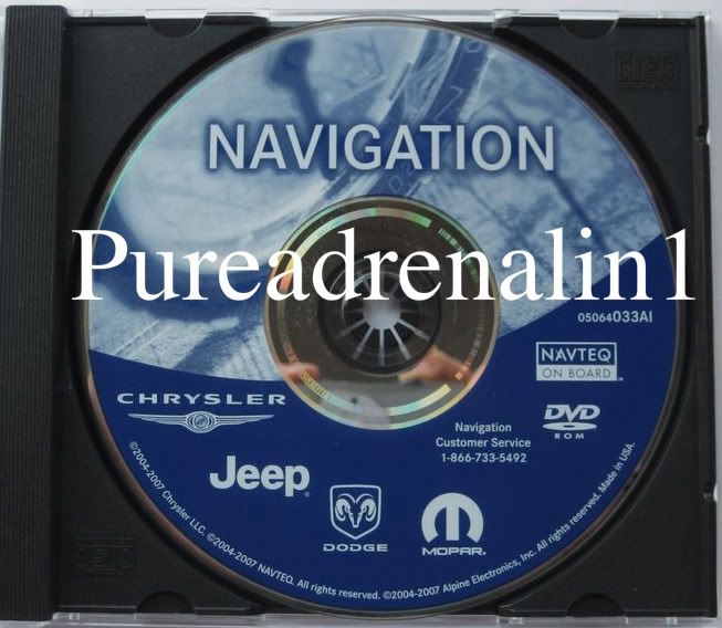 Jeep rb1 rec navigation navteq dvd #4