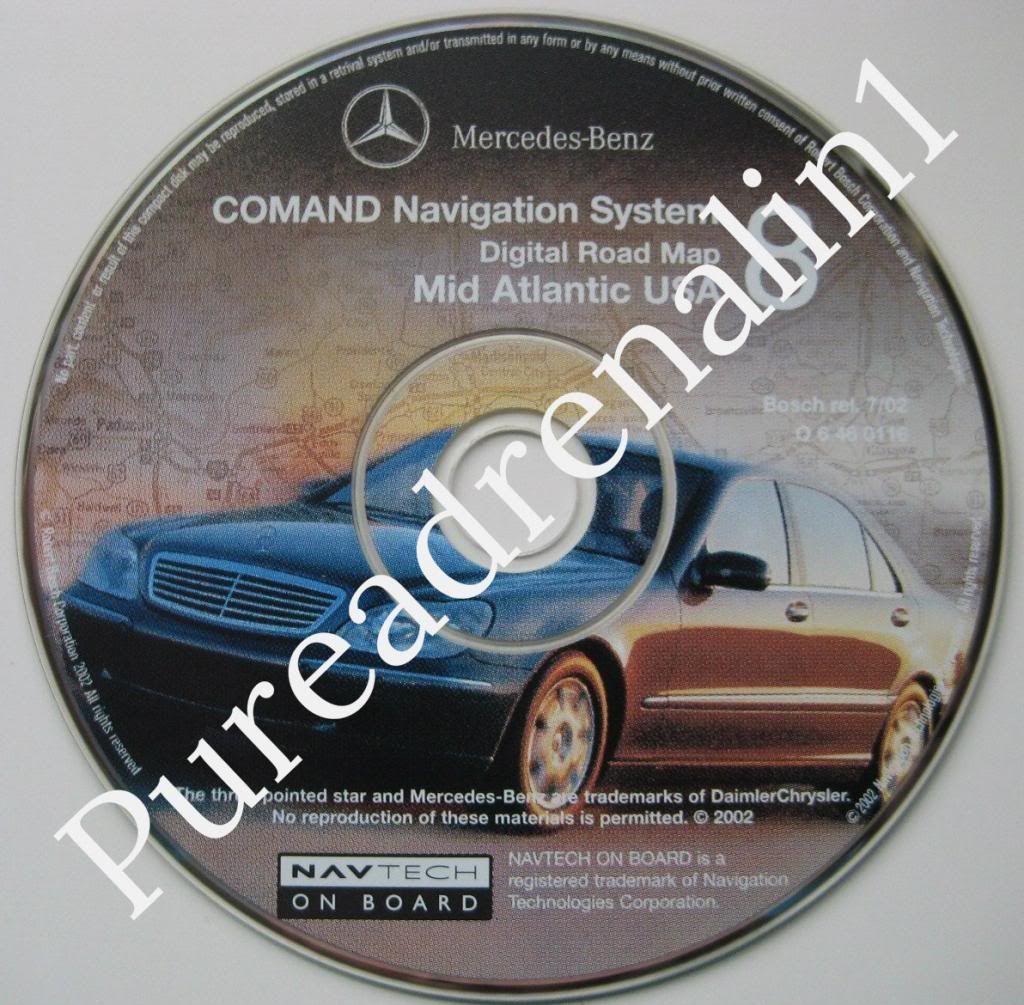 8 Atlantic benz cd disc gps mercedes mid ml navigation #4