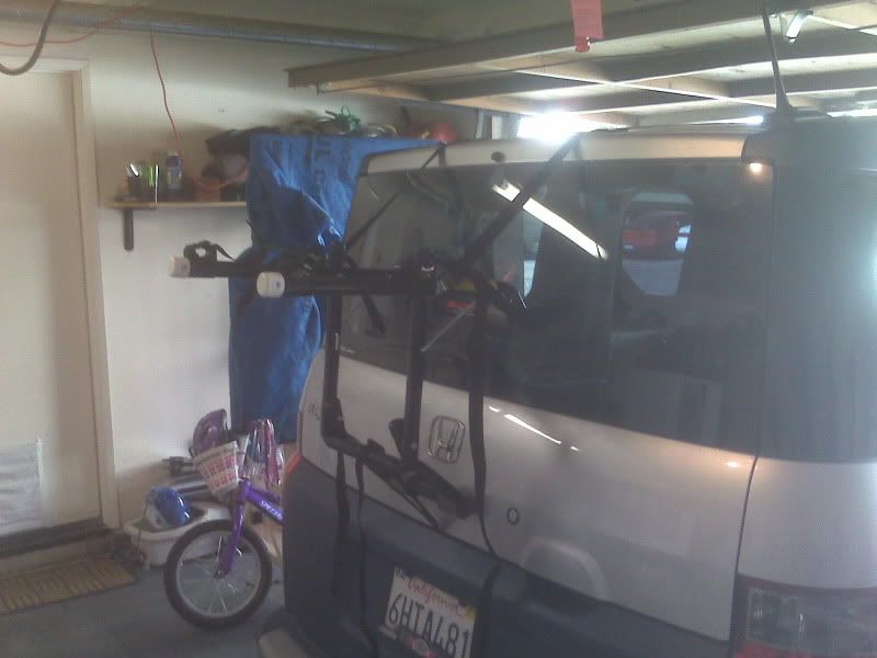 Cheap and easy bike rack Honda Element Owners Club