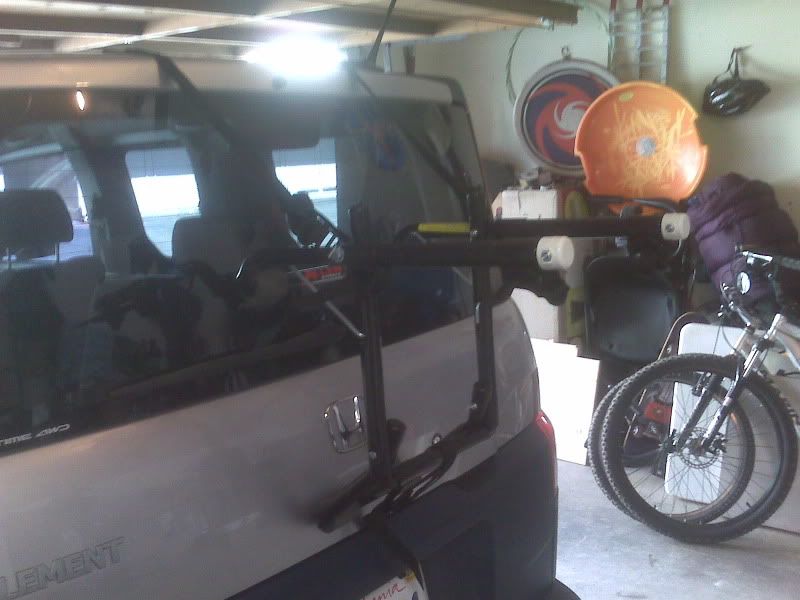Cheap and easy bike rack Honda Element Owners Club