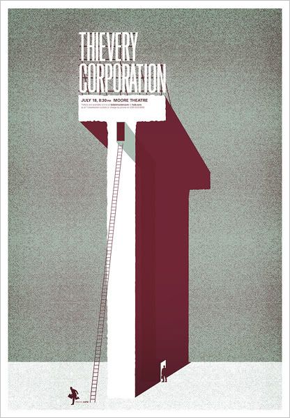 Thievery Corporation poster by Andrio Abero