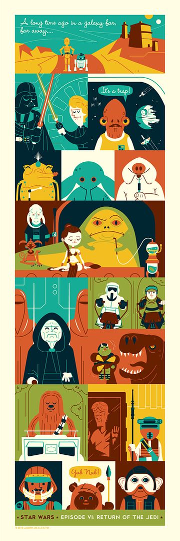 Star Wars: Return of the Jedi Poster av Dave Perillo