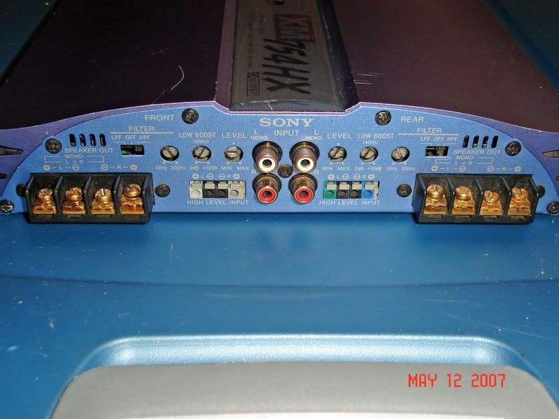 SONY XM754HX AMPLIFIER old school