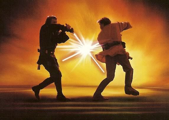 star wars anakin vs obi wan image