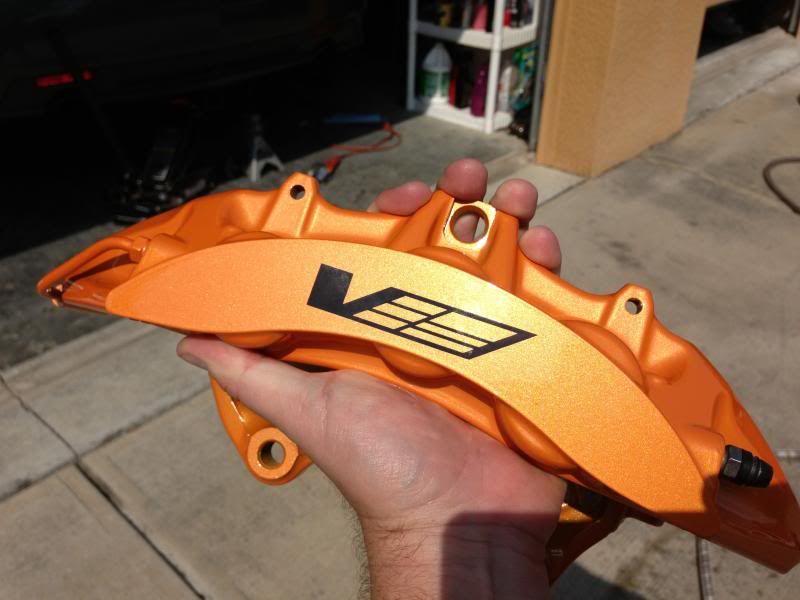 Just Installed My Lambo Orange Calipers