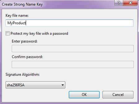Create strong name key