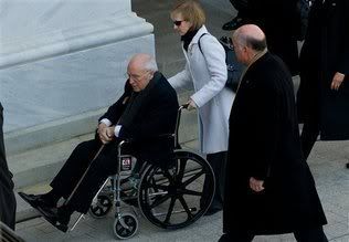 Dick Cheney in wheelchair Pictures, Images and Photos