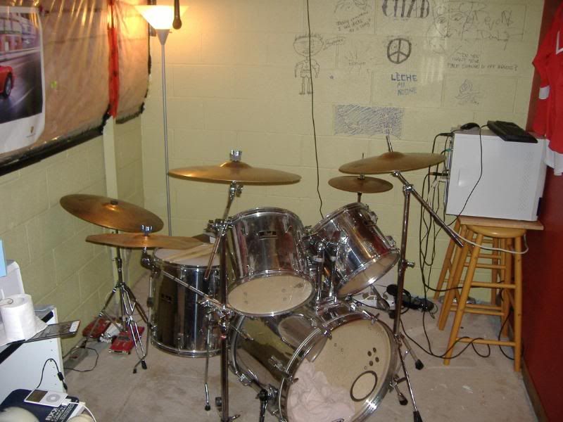 but the drums setup.