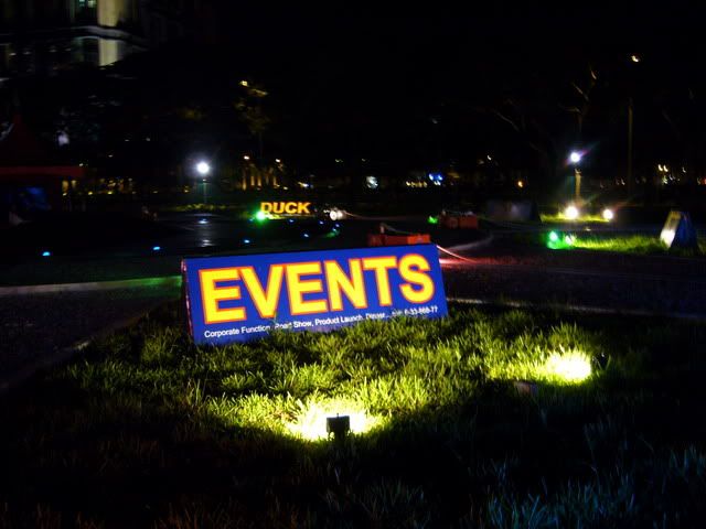 events sign