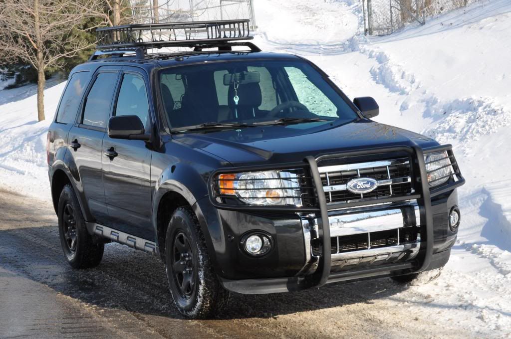 Showing off my grille guard Ford Escape Automobiles Forum