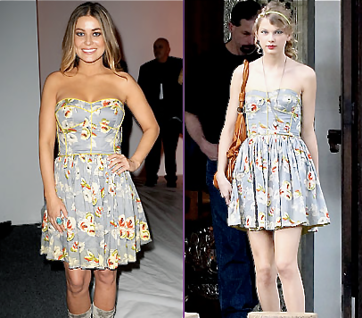 both in a Rebecca Taylor dress