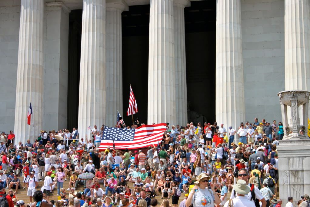 Lincoln Memorial steps