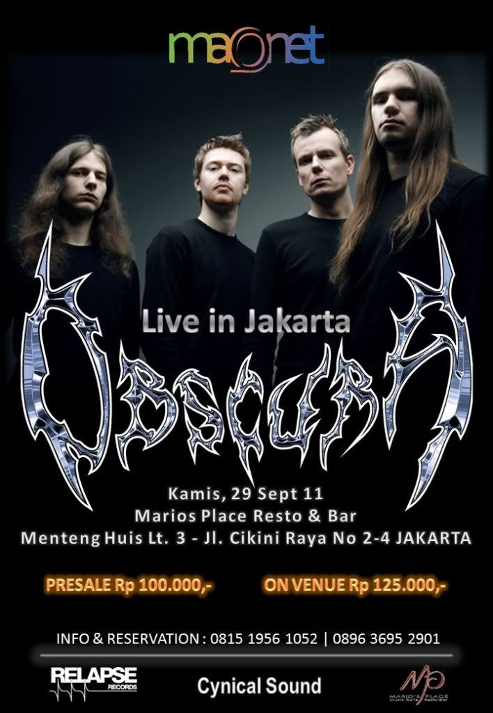Obscura Live Jakarta Flyer