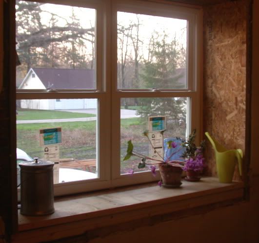 Kitchen bay window