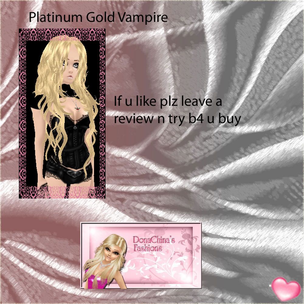 platinum gold vampire