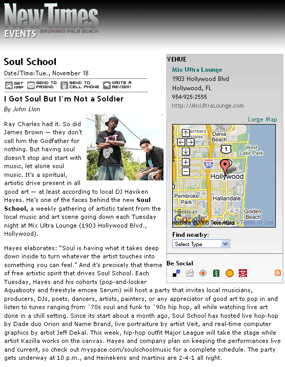 SOUL SCHOOL review(Newtimes)