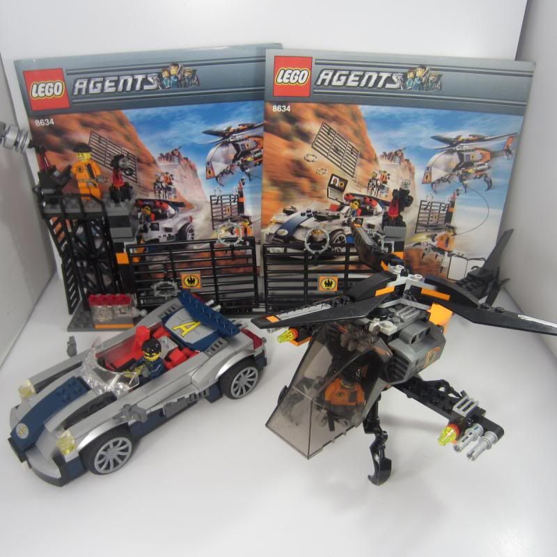 Lego Agents 8634 Turbo Car Chase Complete With Instructions And