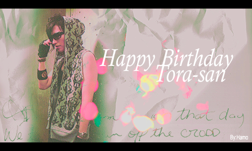 Happy Birthday Tora  ..~,