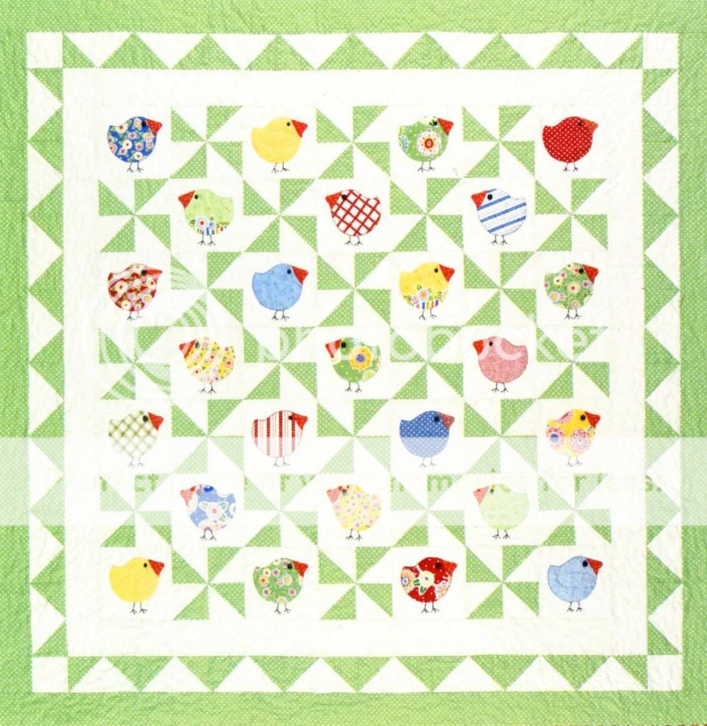 Chubby Chicks Quilt Pattern by Black Mountain Quilts  