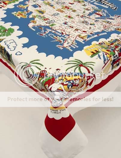 Vintage Style Table Cloth – American Wonderland   by Moda