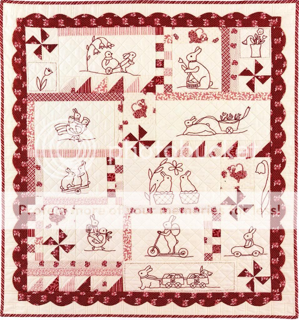 Bunny Hill Quilt Pattern Rabbits Prefer Embroidery