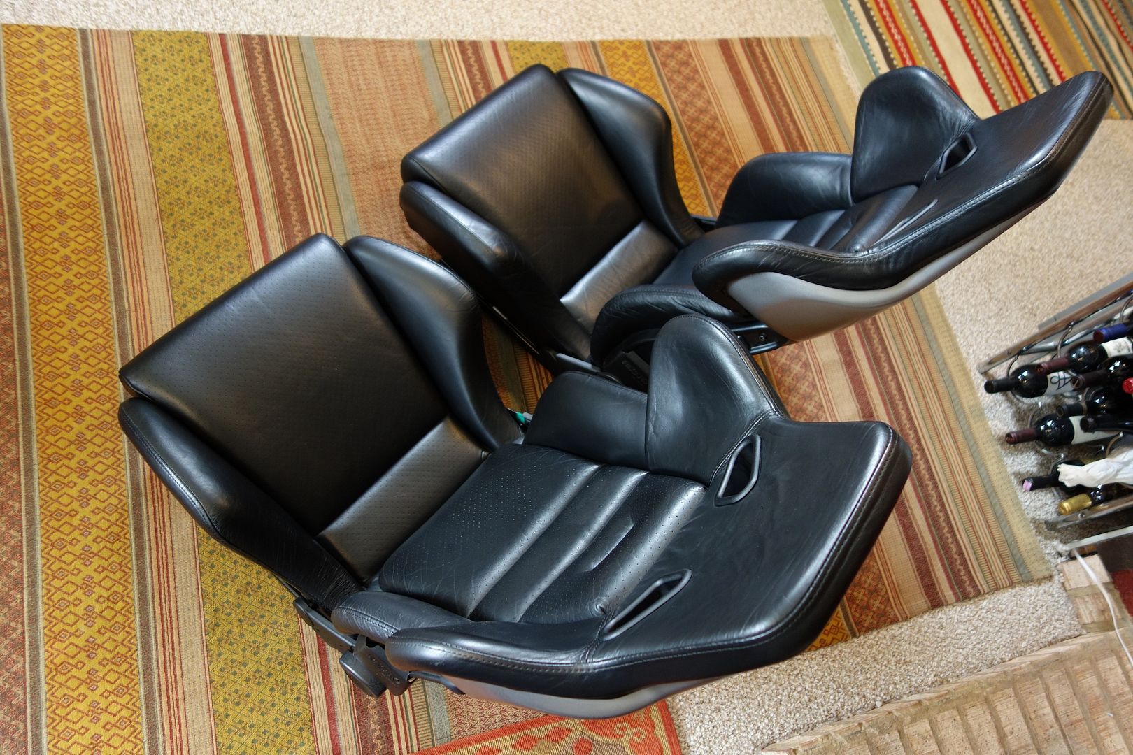 SOLD Rare set of Recaro A8 Gen II Seats in Black Leather Rennlist