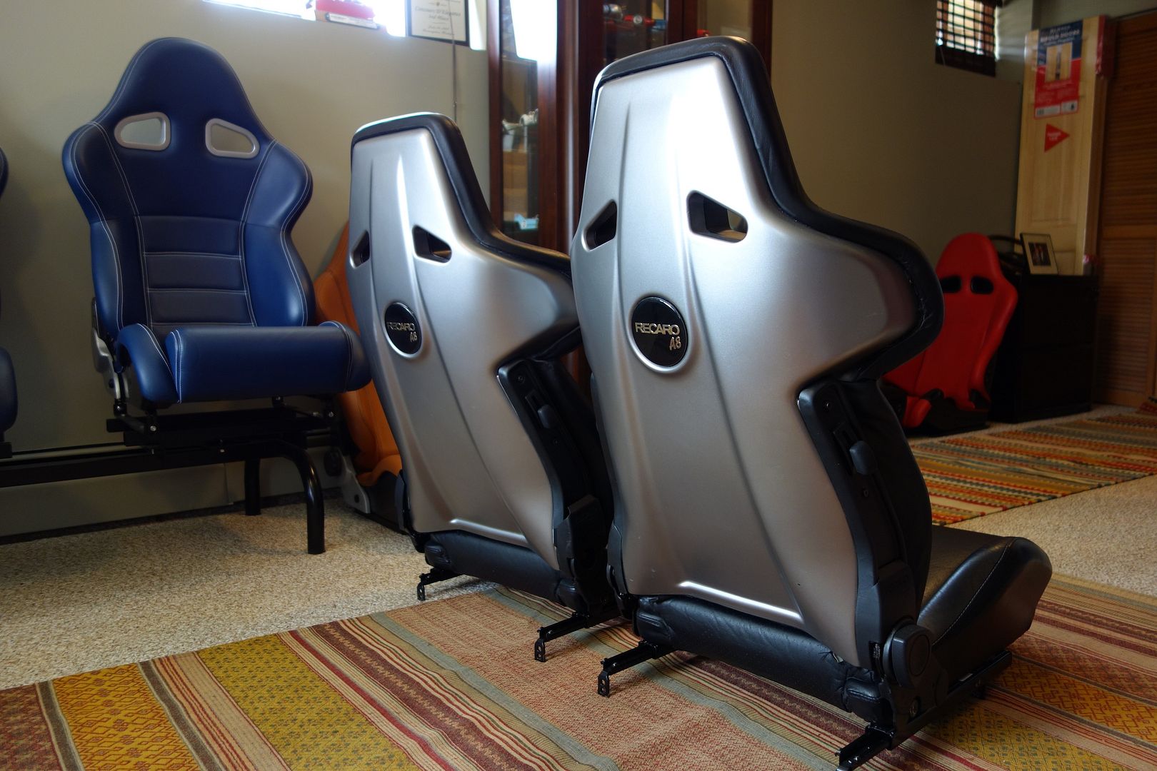 SOLD Rare set of Recaro A8 Gen II Seats in Black Leather Rennlist