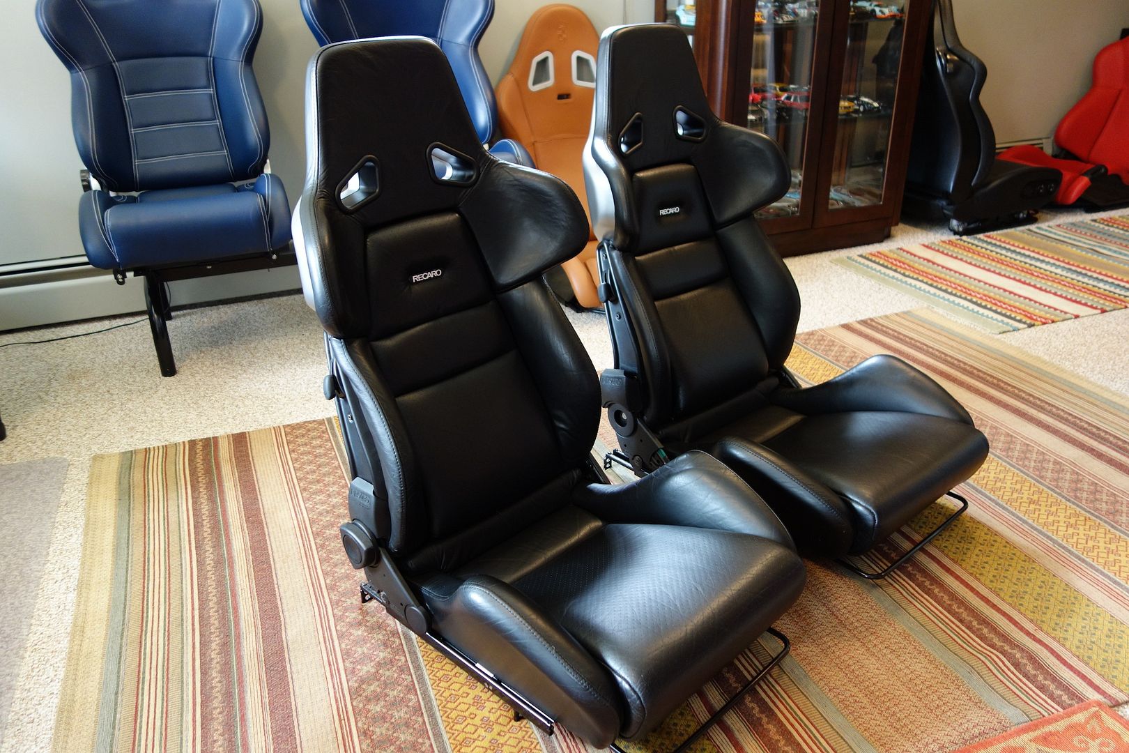 SOLD Rare set of Recaro A8 Gen II Seats in Black Leather Rennlist
