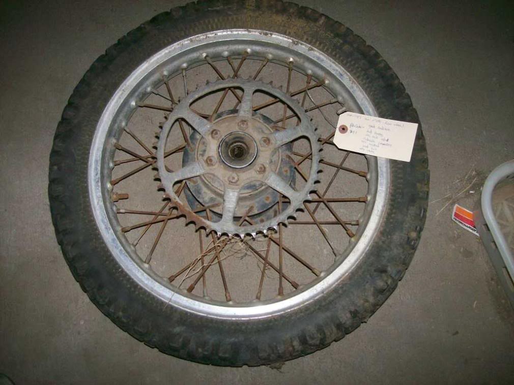 1980   1983 YAMAHA XT250 XT 250 REAR WHEEL 125 350 550  