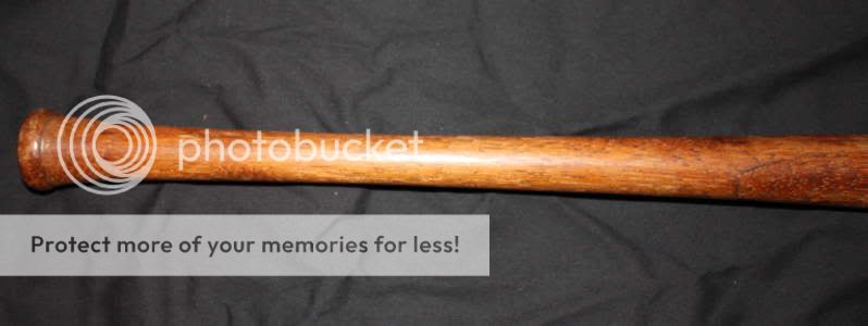 WISHKENO 1925 1930 GAME USED HILLERICH & BRADSBY BAT  