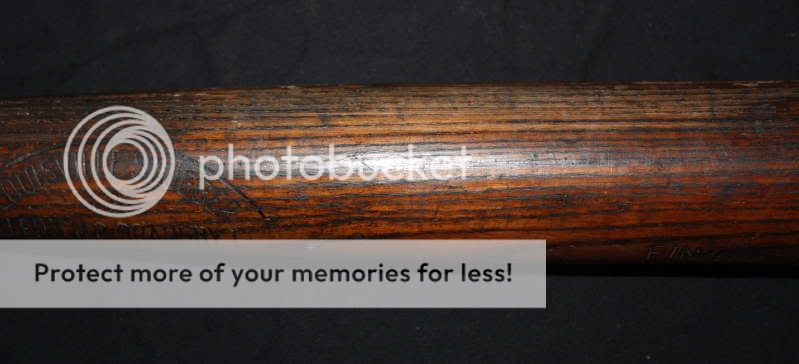 FINK 1925 1928 GAME USED HILLERICH & BRADSBY C 5A BAT  