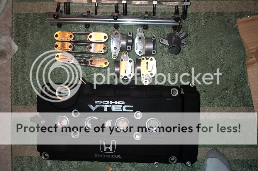 P28 AEM DC T Bracket Mounts B18C1 GSR Short Block B16a2 Head ARP Studs