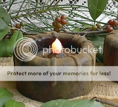 Silicone Molds Primitive Flicker Tealight Candle 2 cav  